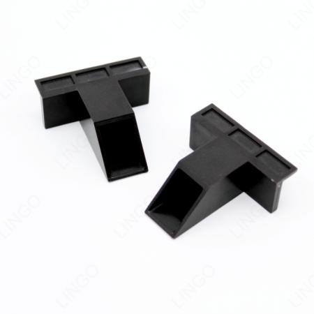 T-Flange Bevel Hollow Plastic Housing – Angled Rectangular Protective Cover