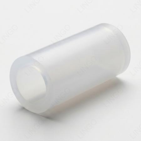 Translucent Frosted Silicone Round Spacer, Custom Molded Cylindrical Silicone Spacer Bushing