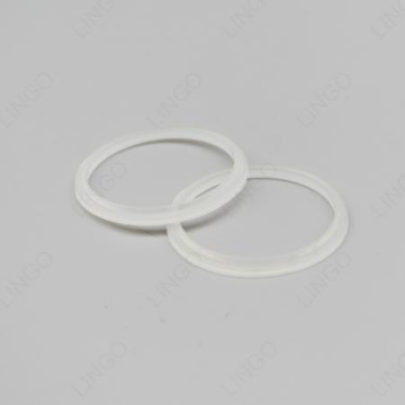 Translucent Plastic Washer Ring – Injection Molded Semi-Transparent Spacer