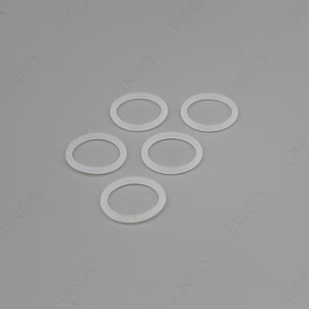 Transparent Silicone Flat Washers, Food Grade White Silicone Sealing Gaskets