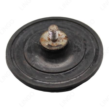 Vulcanized Rubber Diaphragm with Stud Bolt – Grooved Elastic Seal for Pumps and Valves