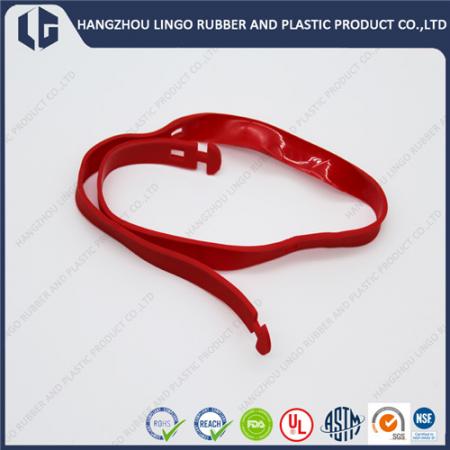 Wear Resistant Red Silicone Rubber Hanging Strip